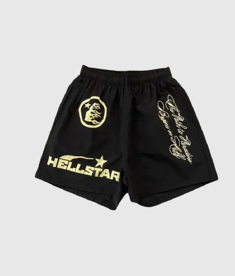 Hellstar Path To Paradise Shorts Black Hellstar Path To Paradise Shorts Black