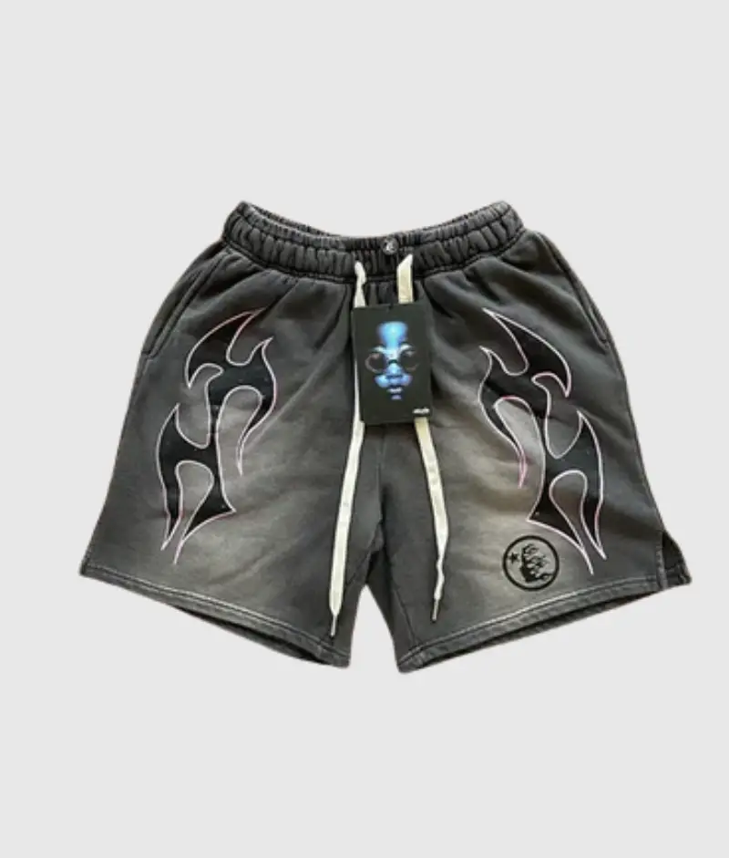 Hellstar Studios Records Shorts Grey Hellstar Studios Records Shorts Grey