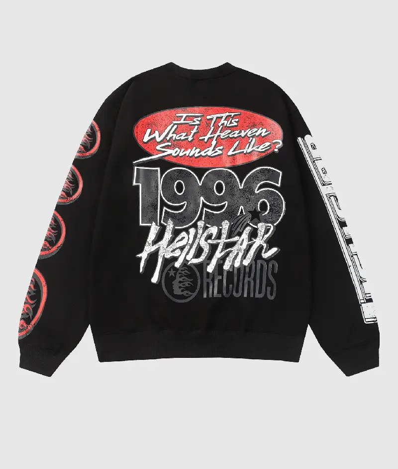 Hellstar Studios Records Sweater Black Hellstar Studios Records Sweater Black