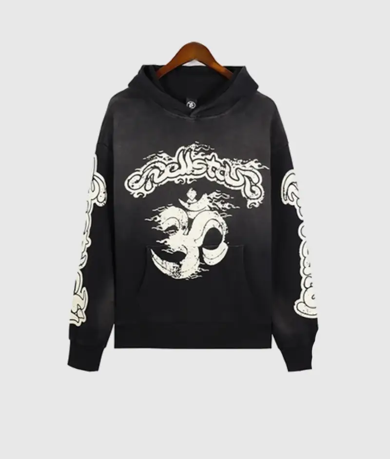 Hellstar Hoodie Studios Records Yoga Black Hellstar Hoodie Studios Records Yoga Black