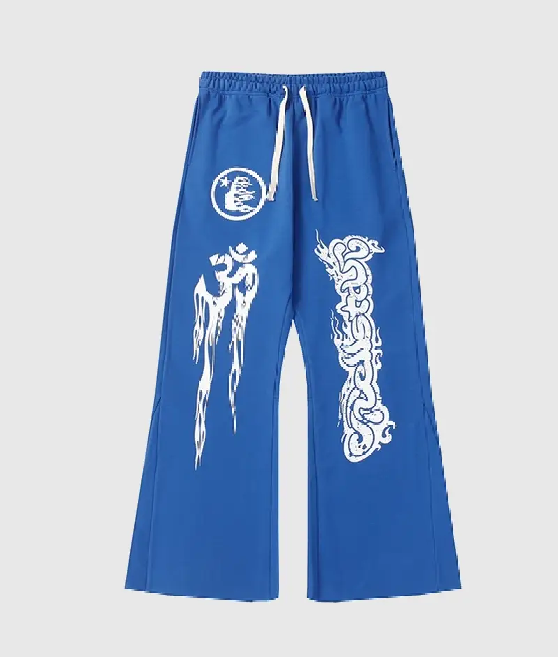 Hellstar Studios Records Yoga Blue Sweatpants Hellstar Studios Records Yoga Blue Sweatpants