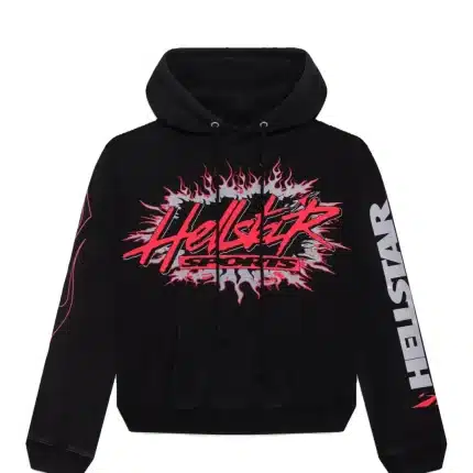 Hellstar Sports Future Flame Black Hoodie Hellstar Sports Future Flame Black Hoodie