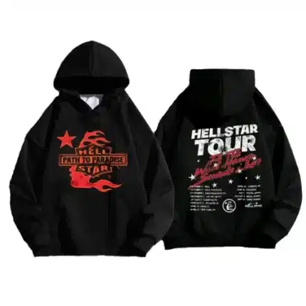 Hellstar Tour Hoodie Black Hellstar Tour Hoodie Black