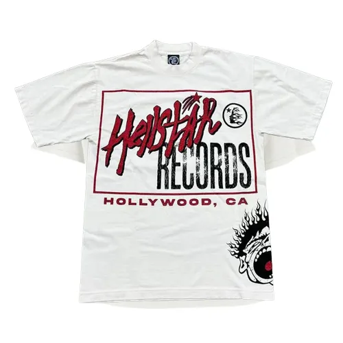 White New Hellstar Records T-shirt White New Hellstar Records T-shirt