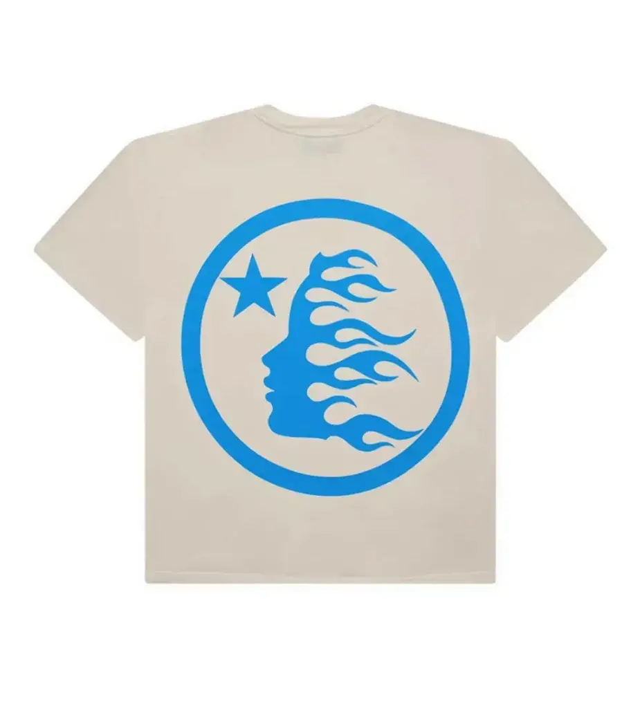 Hellstar Classic T-shirt White & Brown Hellstar Classic T-shirt White & Brown