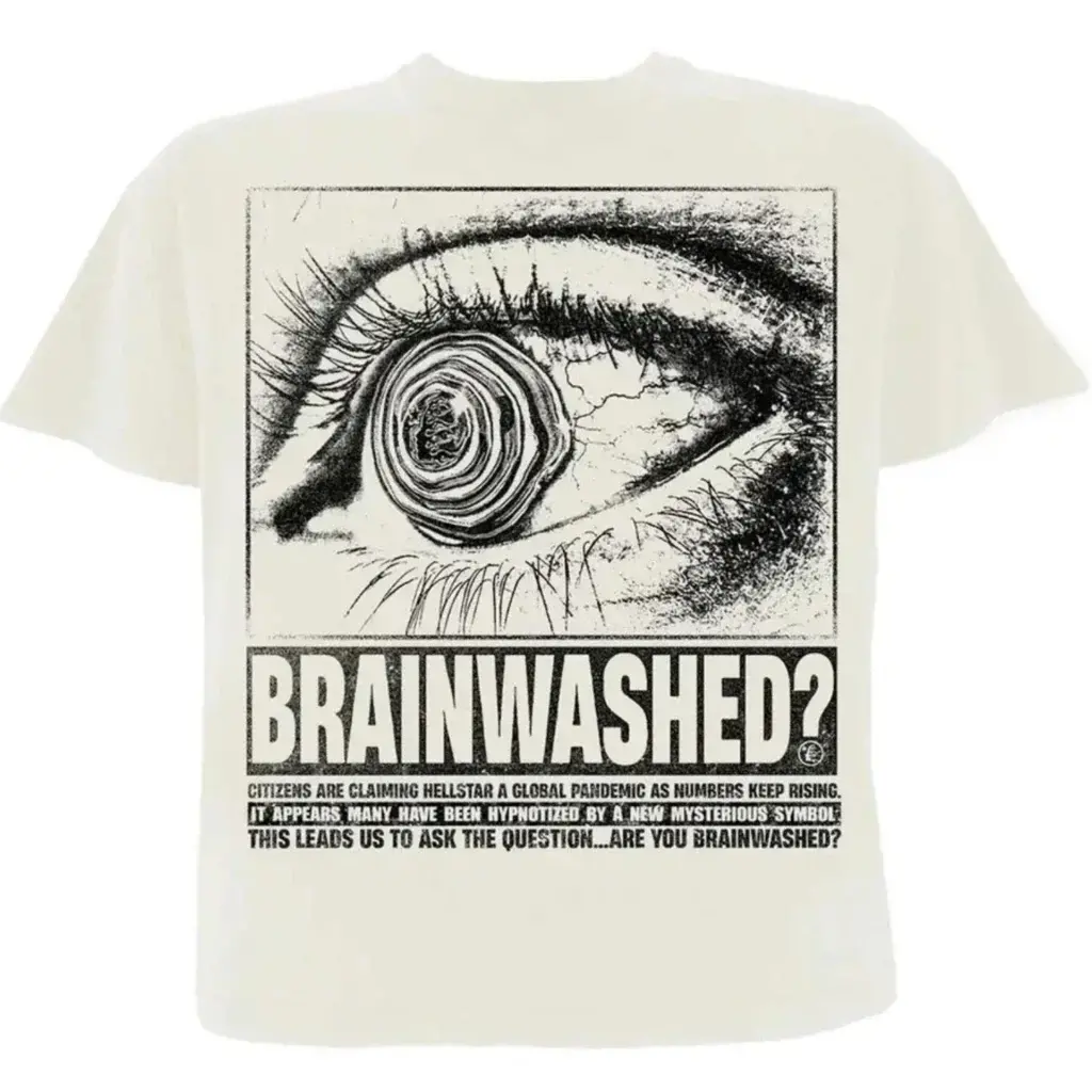 White Hellstar Eyeball T-shirt White Hellstar Eyeball T-shirt